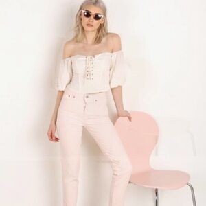 Levi's Wedgie Straight Women's Pink Jeans